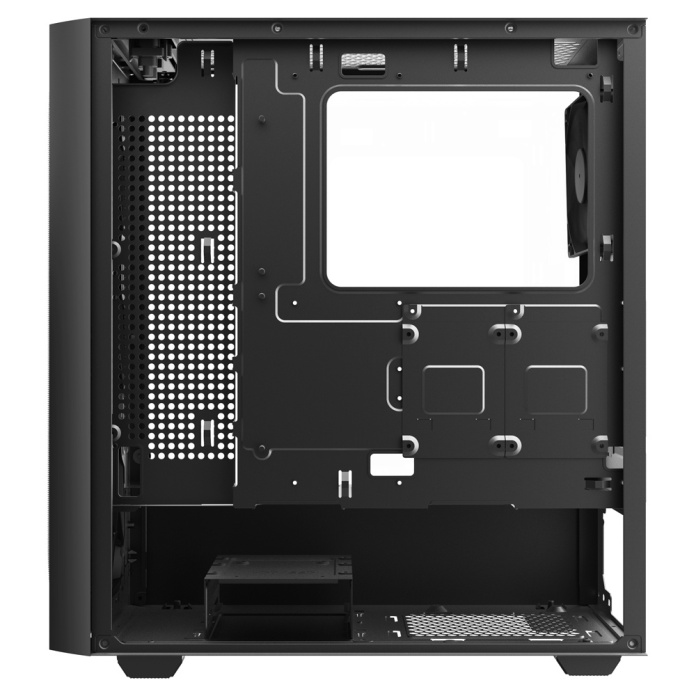 panel USB filtry przeciwkurzowe i miejsca na dyski w obudowie SAVIO NOCTIS FLOW X1